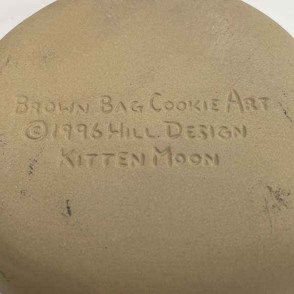 Brown Bag Cookie Art Mold Kitten Moon - Picture 5 of 7